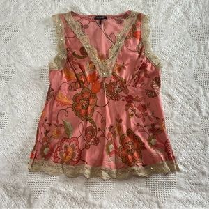 Daisy Fuentes Lacey Fairycore Tank Top (L)